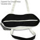 Ocean Sailboat Womens Embroidered Striped Tote Bag