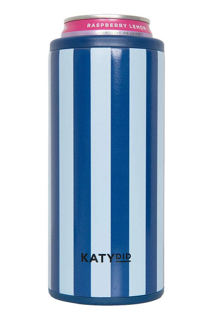 Light Blue and Navy Can Insulator