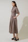 Wilderra Pleated Midi Dress