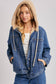 The Luxe Faux Fur Denim Jacket