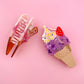 Acetate Ice Cream Hair Claw