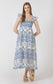 Blue Haven Stitched Dress